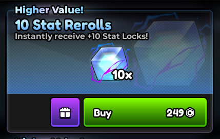 10 Stat Rerolls